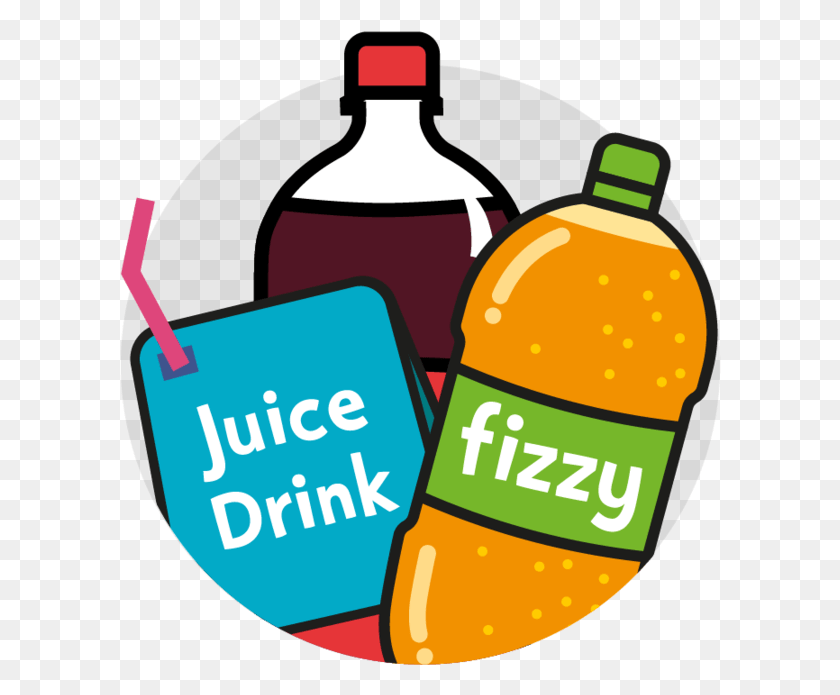 602x635 Fizzy Drinks And Juice Drinks Sugary Drinks Clipart, Soda, Beverage, Drink HD PNG Download