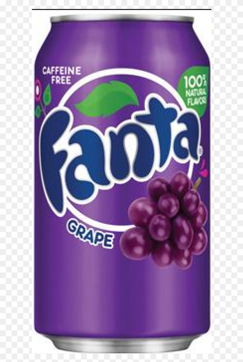 622x1189 Fizzy Drinks Coca Cola Carbonated Water Cocacola Fanta Grape Can, Plant, Tin, Grapes HD PNG Download