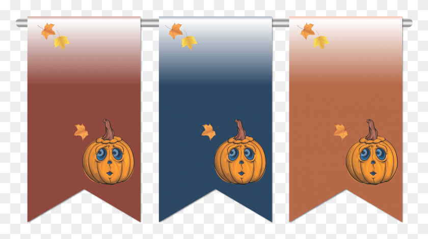 1281x674 Flag Banner Copy Space Blank Image Jack O39 Lantern, Pumpkin, Vegetable, Plant HD PNG Download