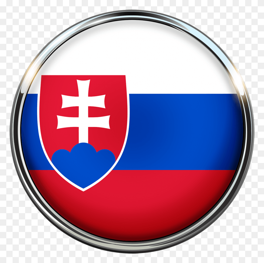 1183x1182 Flag Circle Map Of Slovakia With Flag, Logo, Symbol, Trademark HD PNG Download