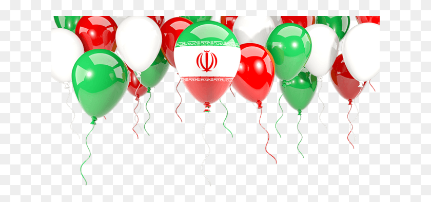 641x333 Flag Frame Of Iran, Balloon, Ball HD PNG Download
