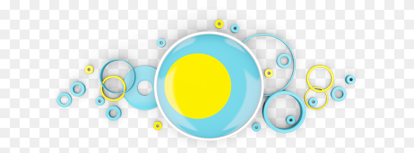 Flag Icon Of Palau At Format Flag, Sphere, Art, Graphics, Outdoors Clipart PNG