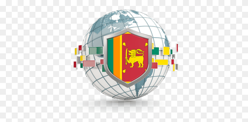 374x352 Flag Icon Of Sri Lanka At Format Emblem Of Sri Lanka, Helmet, Clothing, Apparel HD PNG Download
