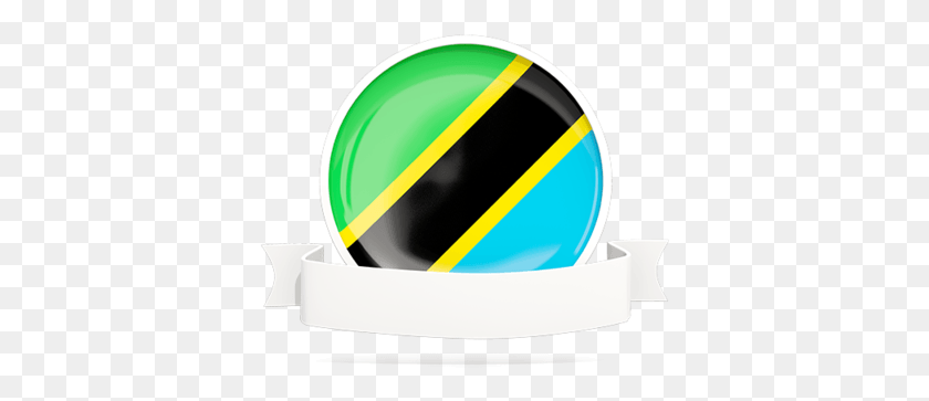372x303 Flag Icon Of Tanzania At Format Sphere, Tape, Hardhat, Helmet HD PNG Download
