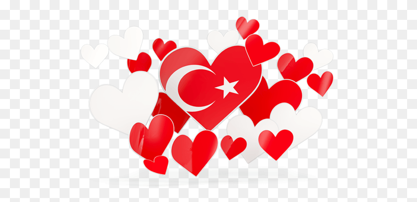 518x348 Flag Icon Of Turkey At Format Pakistan Flag Sticker, Heart HD PNG Download
