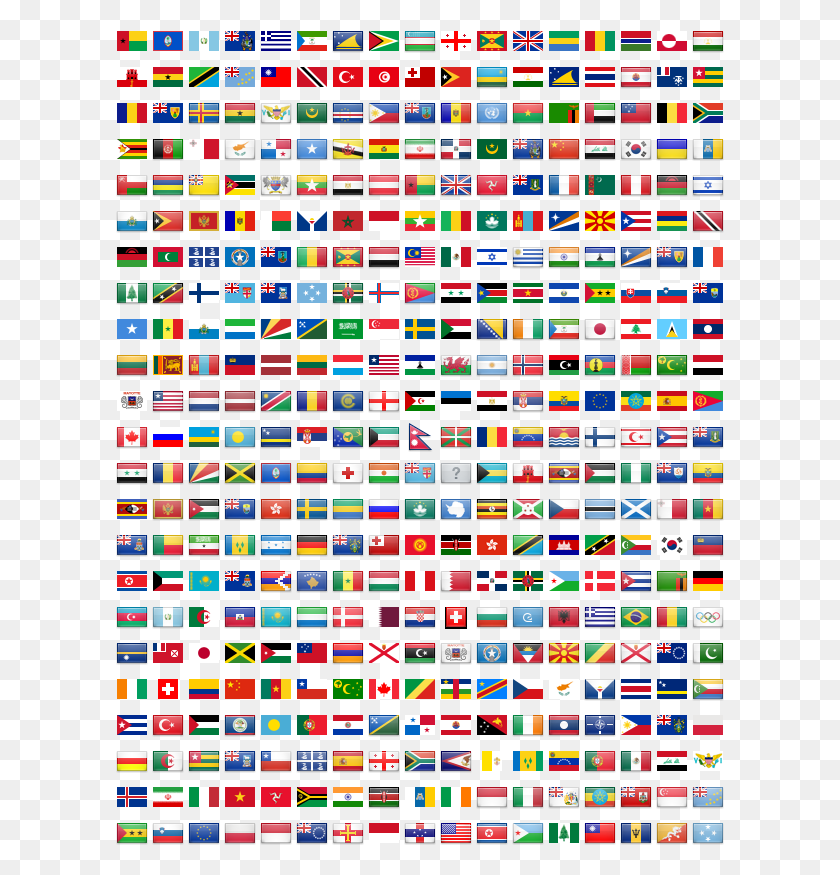 609x815 Flag Icons Flags Of The World, Text, Pattern, Graphics HD PNG Download