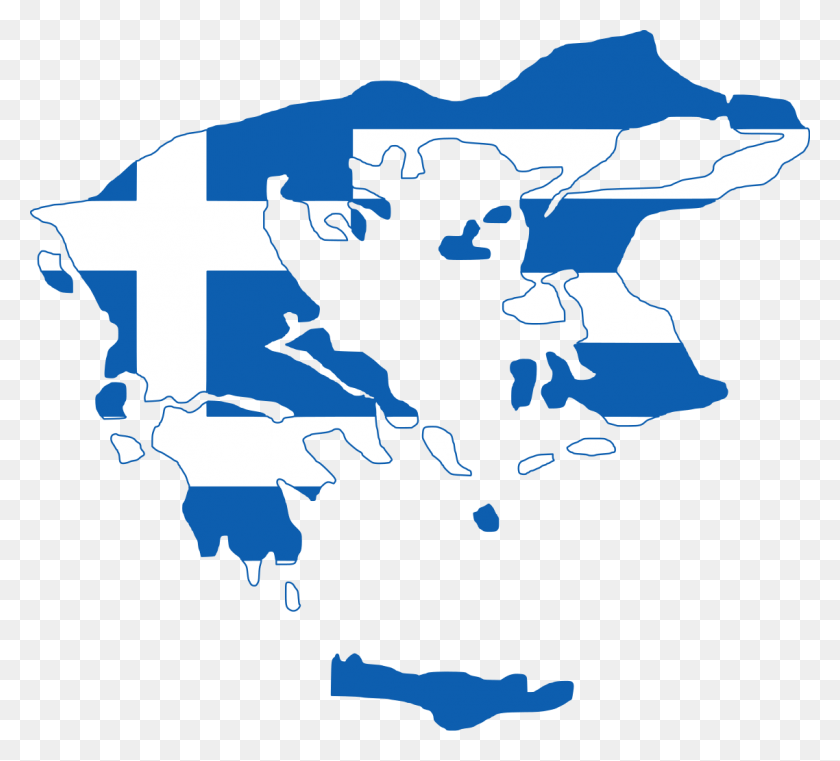 1138x1024 Descargar Png Bandera De La Gran Grecia Grecia Bandera Y Mapa, Aire Libre, Naturaleza Hd Png