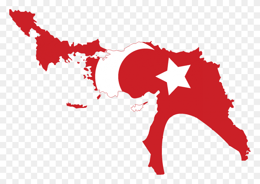 1726x1188 Descargar Png Bandera De Mapa Del Imperio Otomano, Símbolo, Hoja, Planta Hd Png