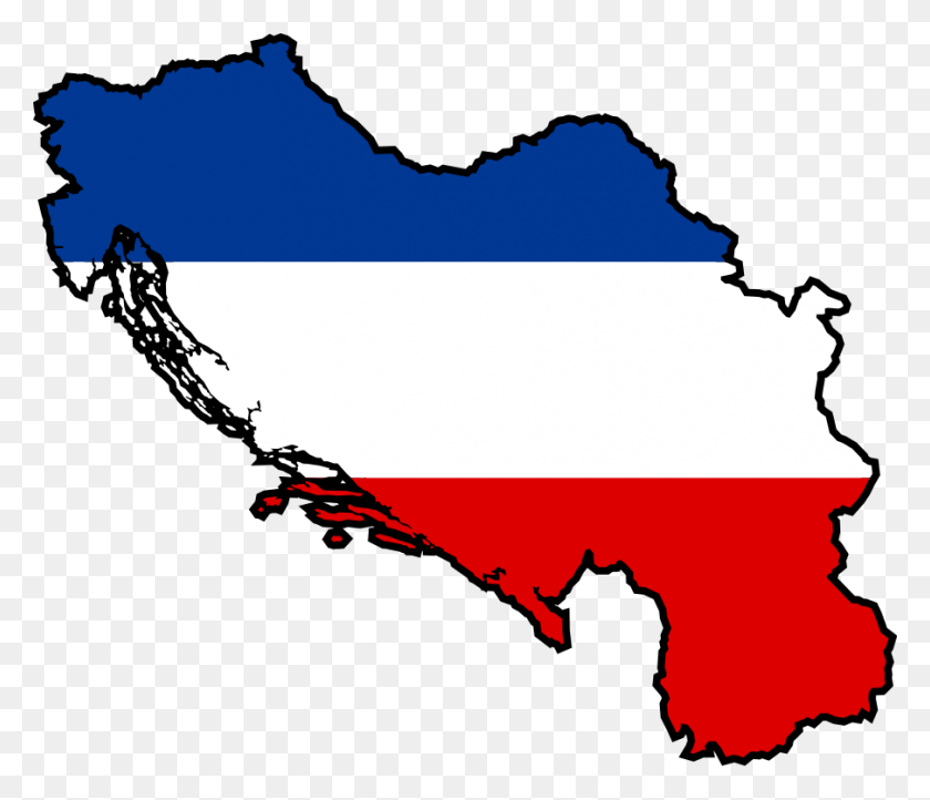 904x768 Flag Map Of Yugoslavia Yugoslav Blank Map, Outdoors, Nature, Mountain HD PNG Download