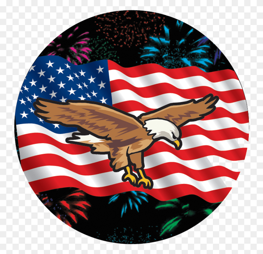 754x753 Флаг Медаль, Символ, Американский Флаг, Эмблема Hd Png Скачать