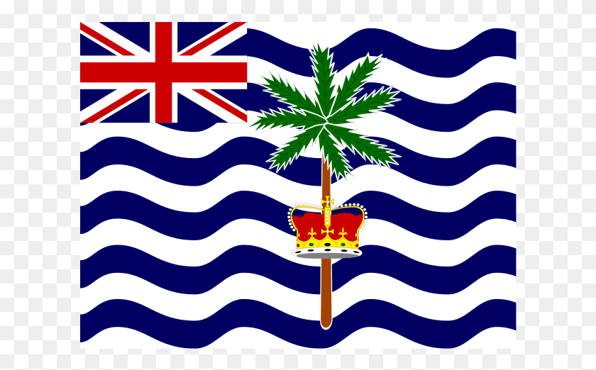 616x462 Flag Of British Indian Ocean Territory Logo Transparent Flag, Tree, Plant, Symbol HD PNG Download