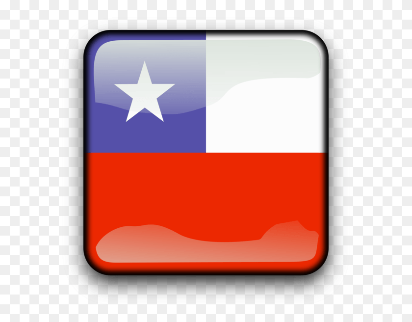 597x596 Флаг Чили Национальный Флаг Флаг Франции Бандера Чили Вектор, Первая Помощь, Символ, Звездный Символ Hd Png Скачать