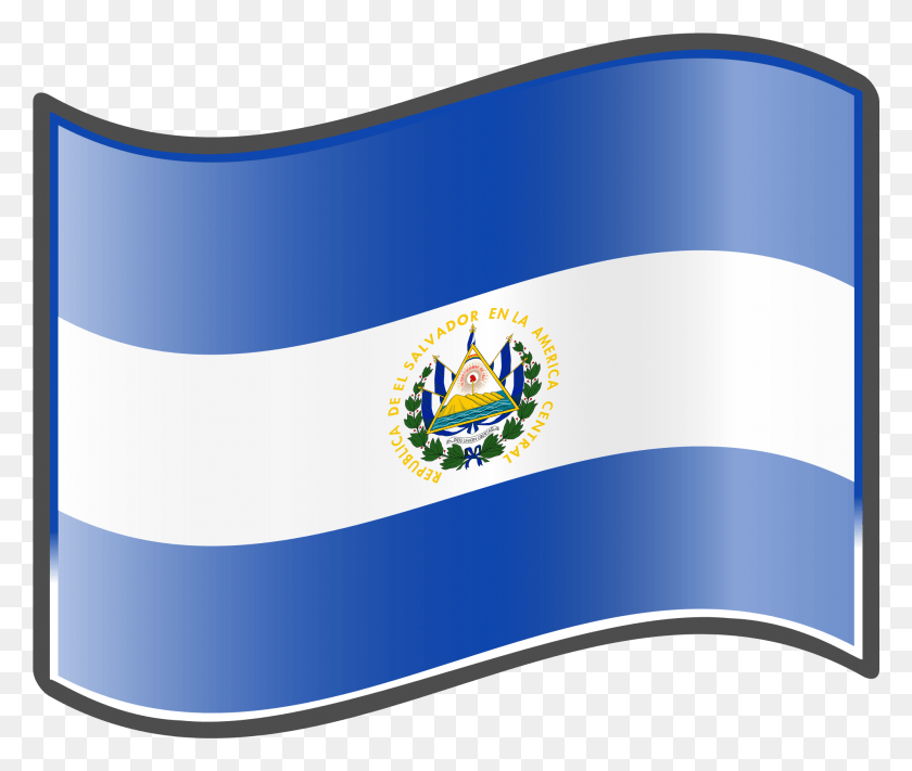 2001x1671 Flag Of El Salvador Ornament 2000x2000 Salvador Flag, Label, Text, Symbol HD PNG Download