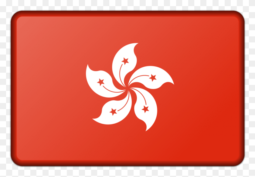 950x639 Flag Of Hong Kong Flag Of Singapore National Flag Hong Kong Flag, Plant, Hibiscus, Flower HD PNG Download