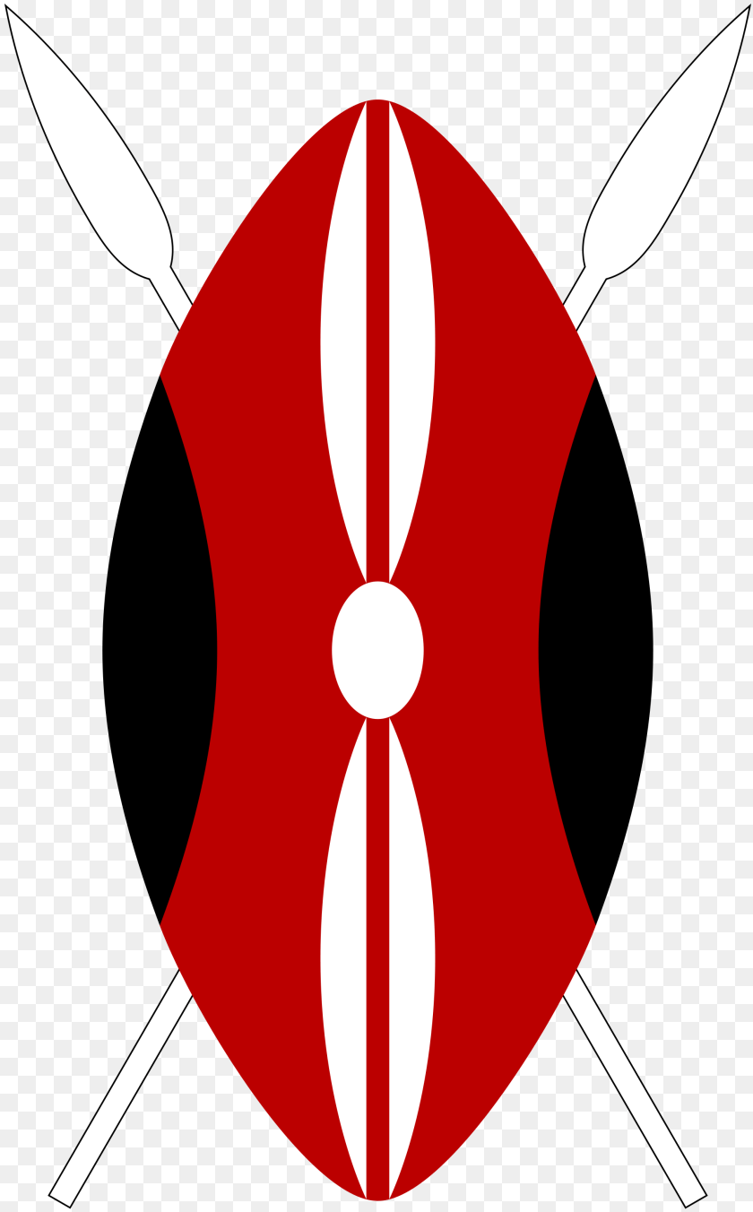 2000x3220 Flag Of Kenya, Armor, Shield, Blade, Dagger PNG