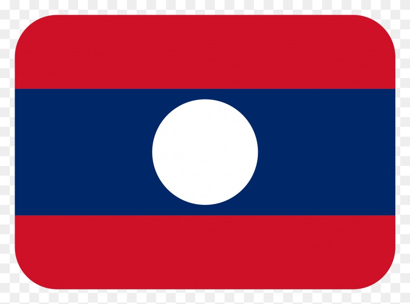 2049x1481 Flag Of Laos Circle, Moon, Outer Space, Night HD PNG Download