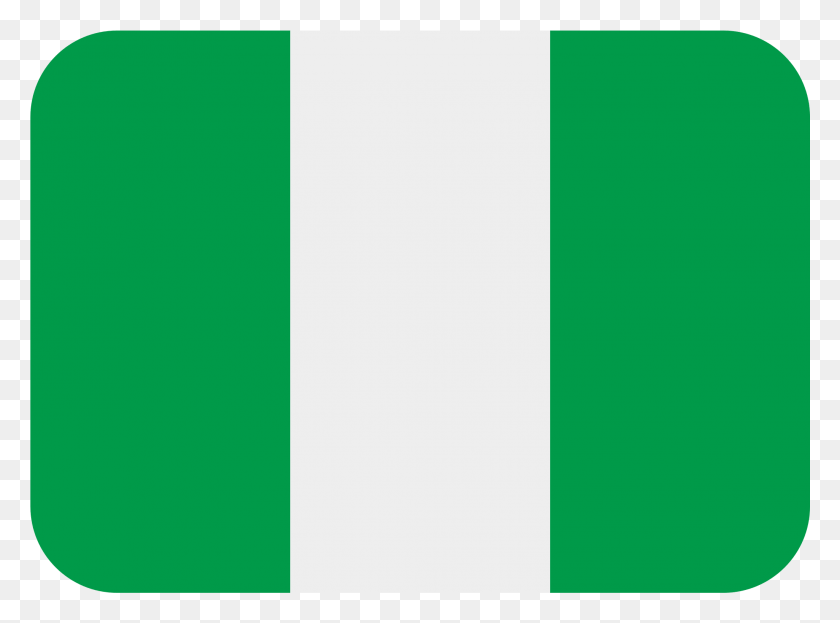 2049x1481 Флаг Нигерии Бандера Нигерия Эмодзи, Символ, Число, Текст Hd Png Скачать
