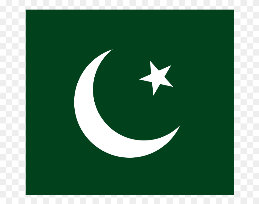 676x601 Флаг Пакистана Svg, Символ, Звездный Символ Hd Png Скачать