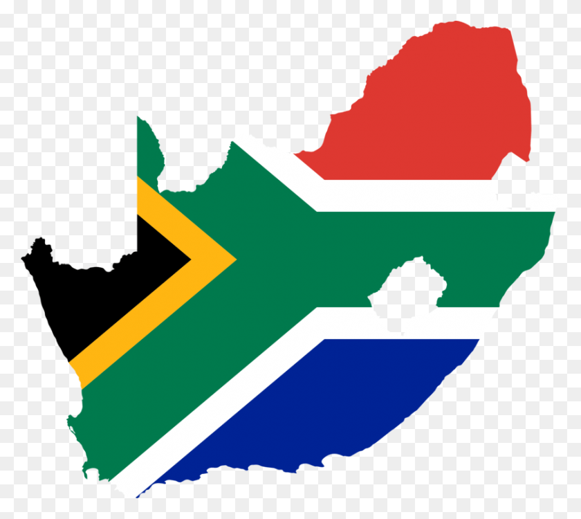 847x750 Flag Of South Africa Flag Of India National Flag South Africa Map, Symbol, Star Symbol, Recycling Symbol HD PNG Download