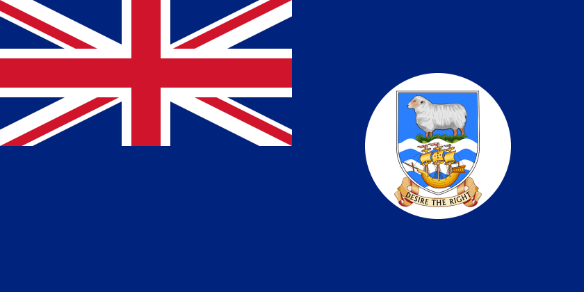1920x960 Flag Of The Falkland Islands Clipart, Logo, Emblem, Symbol PNG
