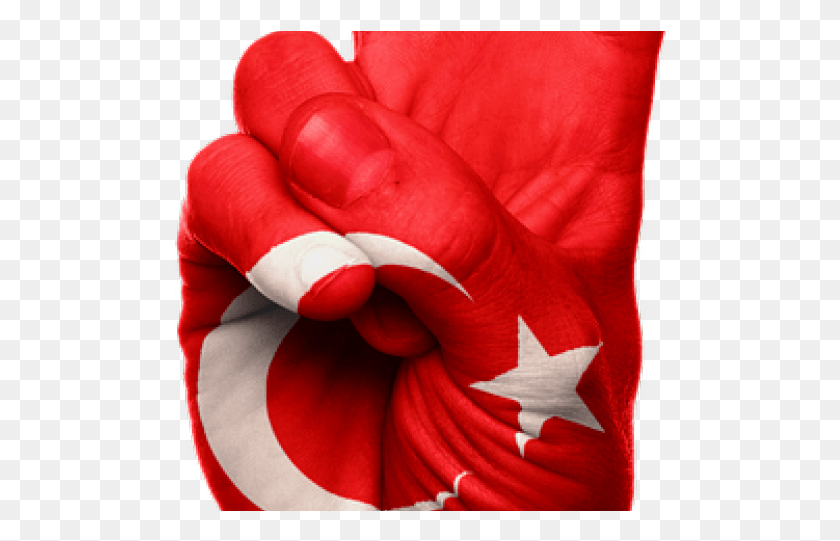 500x481 Flag Of Turkey, Pillow, Cushion, Hand HD PNG Download