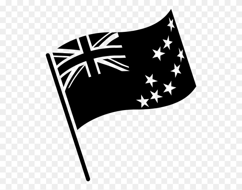 525x601 Флаг Тувалу Резиновый Штамп Черный Австралийский Флаг, Серый, Мир Варкрафта Png Скачать