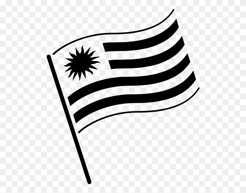 525x601 Flag Of Uruguay Malaysia Flag Black And White, Gray, World Of Warcraft HD PNG Download