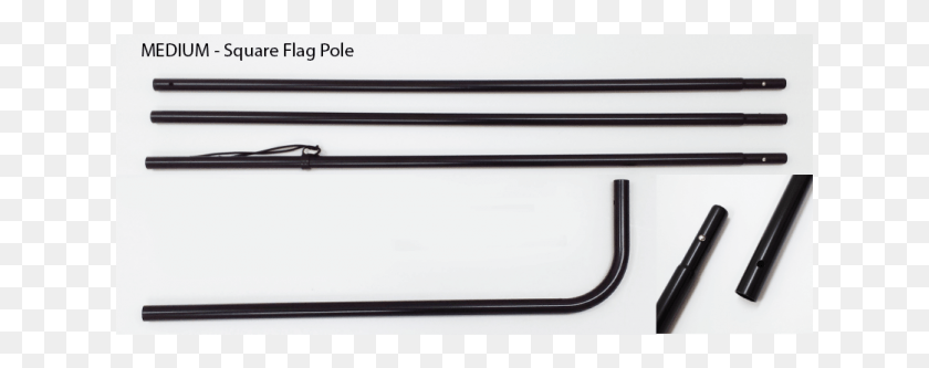 631x273 Flag Pole Set With Stake Pitching Wedge, Pen, Grille HD PNG Download