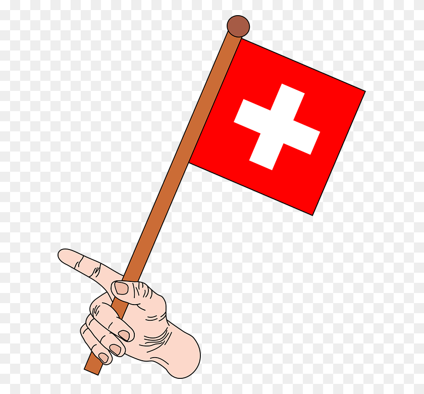 611x720 Flag Switzerland Flag Switzerland Swiss Flag, Shovel, Tool, First Aid HD PNG Download