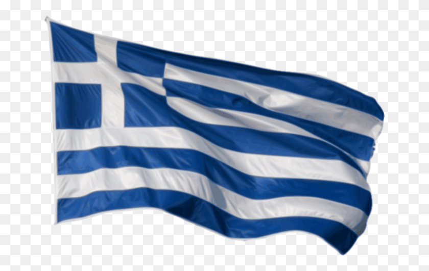 667x471 Флаг Развевающийся Греческий Флаг Развевающийся, Символ, Американский Флаг Hd Png Скачать