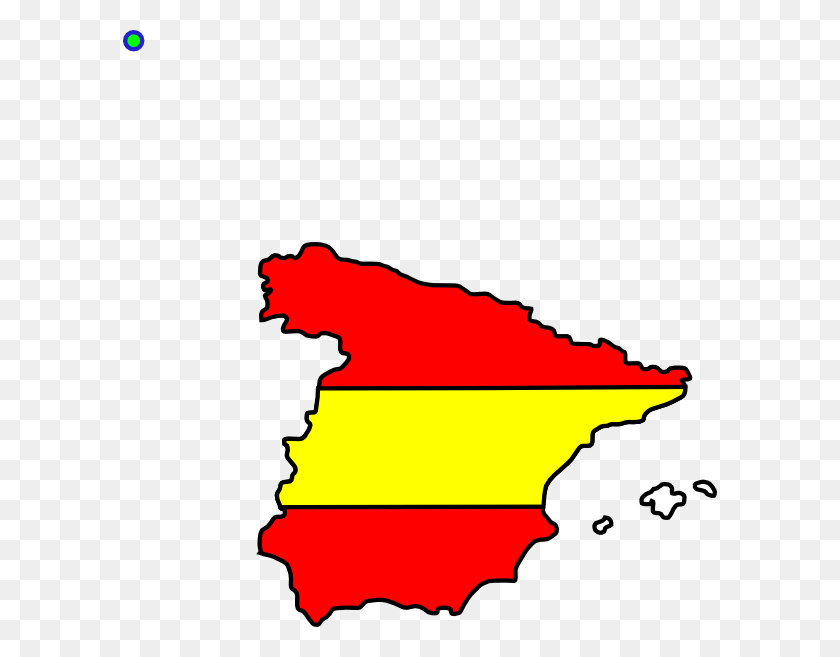 594x597 Flag Within The Boundaries Of Spain Spain Clip Art, Plot, Outdoors, Water HD PNG Download