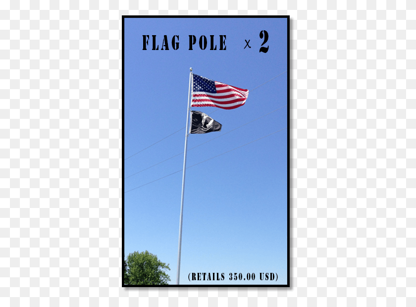 350x560 Flagpole Flag, Symbol, American Flag HD PNG Download