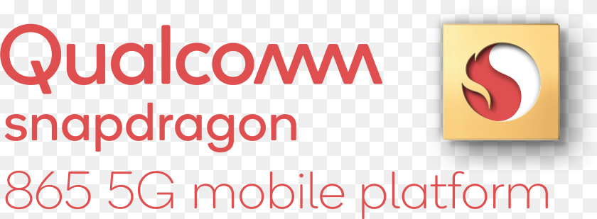 Flagship Qualcomm Snapdragon 865 5g Mobile Platform Powers Graphic Design, Logo, Text Sticker PNG