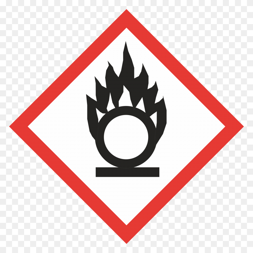 3000x3000 Flame Over Circle Ghs08 Pictogram, Symbol, Label, Text HD PNG Download