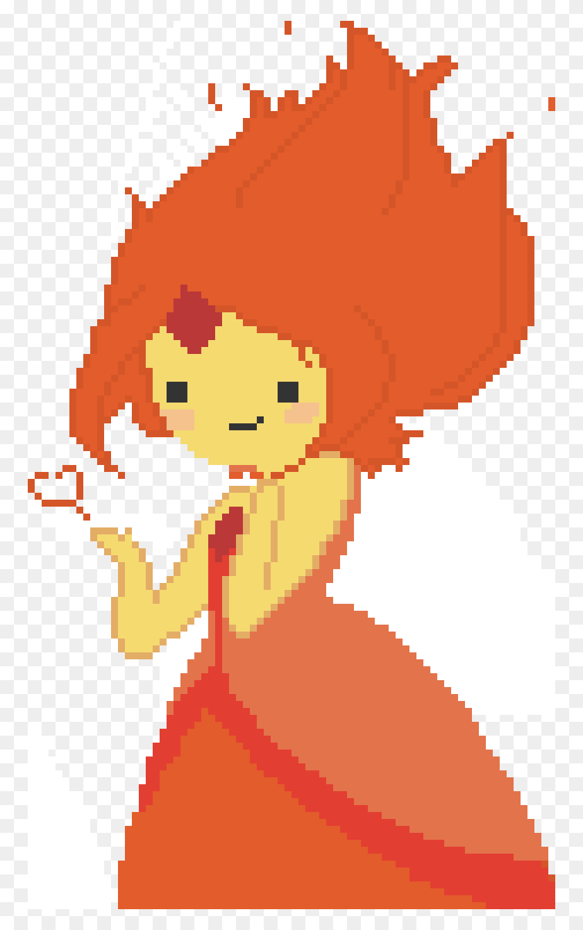 760x1280 Flame Princess From Adventure Time Flame Princess Pixel, Face, Clothing HD PNG Download