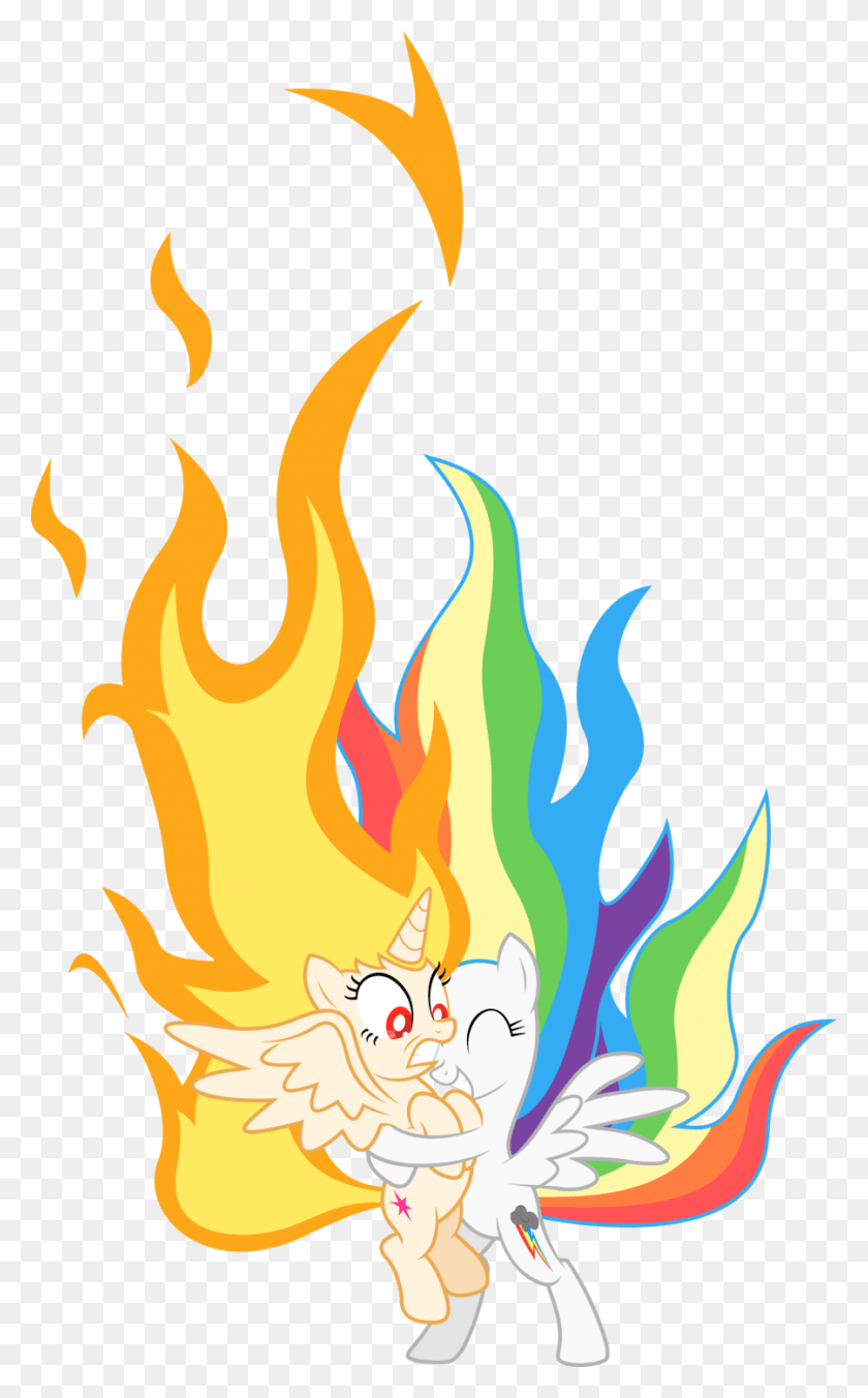 Flame Princess Twilight Flaming Twilight And Super Rainbow Dash, Fire, Bonfire HD PNG Download