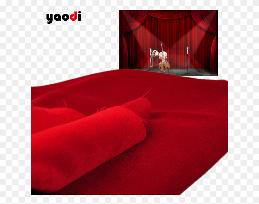 641x602 Flame Resistant Polyester 500gsm Heavy Velvet Stage Empresas Publicas, Couch, Furniture, Interior Design HD PNG Download