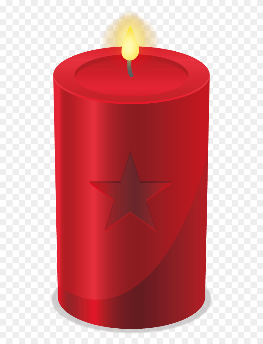 521x1039 Flameless Red Transprent Free Cylinder Red Candles, Mailbox, Letterbox, Tin HD PNG Download