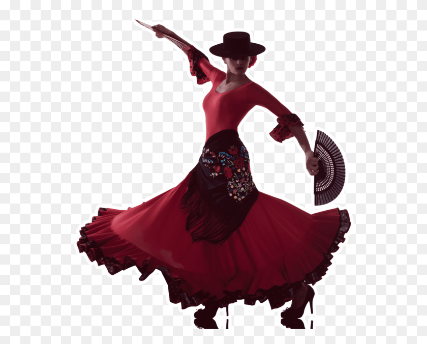 556x616 Flamenco Dance Steps Flamenco Ballerina Con Ventaglio, Performer, Person, Human HD PNG Download