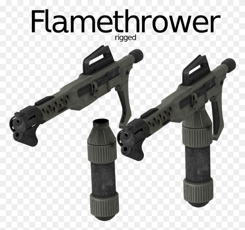 889x830 Flamethrower Xnalara Flamethrower, Weapon, Weaponry, Gun HD PNG Download