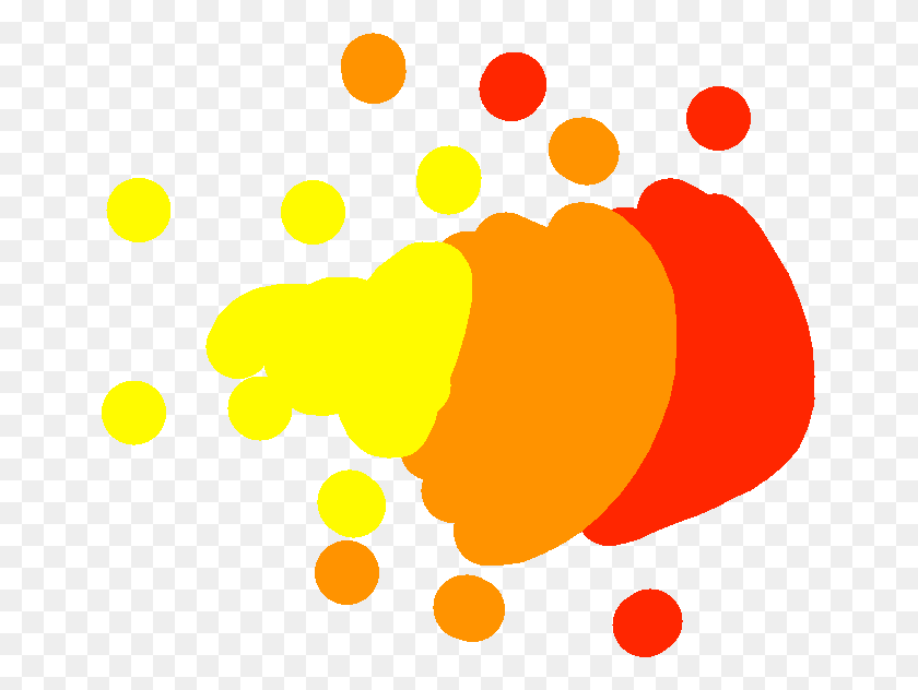 653x572 Círculo De Cometas Llameantes Png / Comida Png