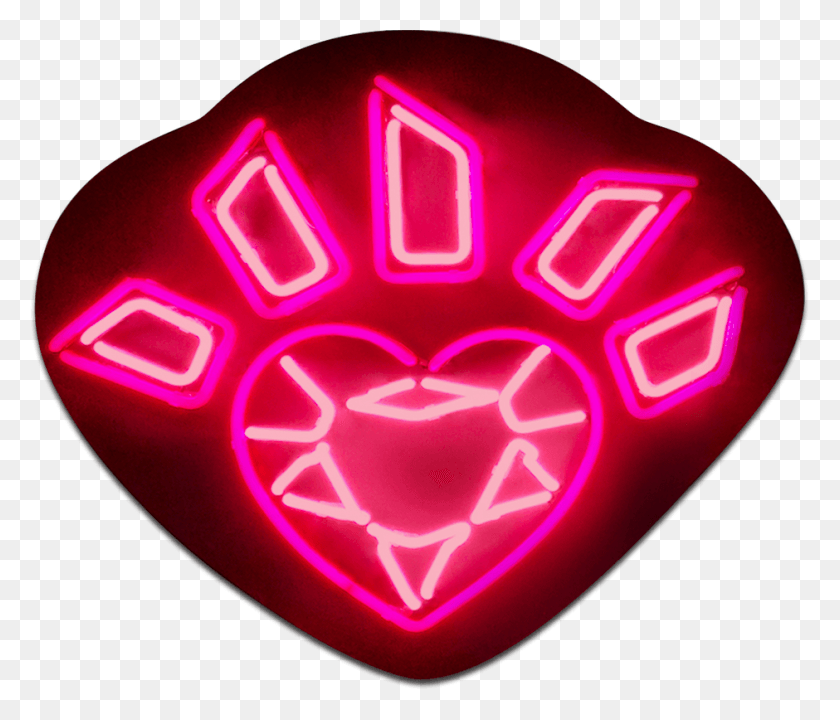 940x796 Flaming Heart Neon Neon, Light, Plectrum, Rubber Eraser HD PNG Download