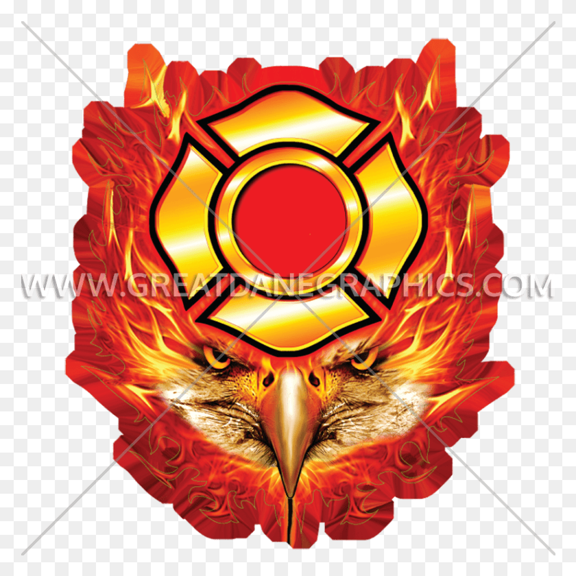 826x826 Flaming Maltese Cross Freeuse Eagle Red Transparent Logos, Fire, Graphics HD PNG Download