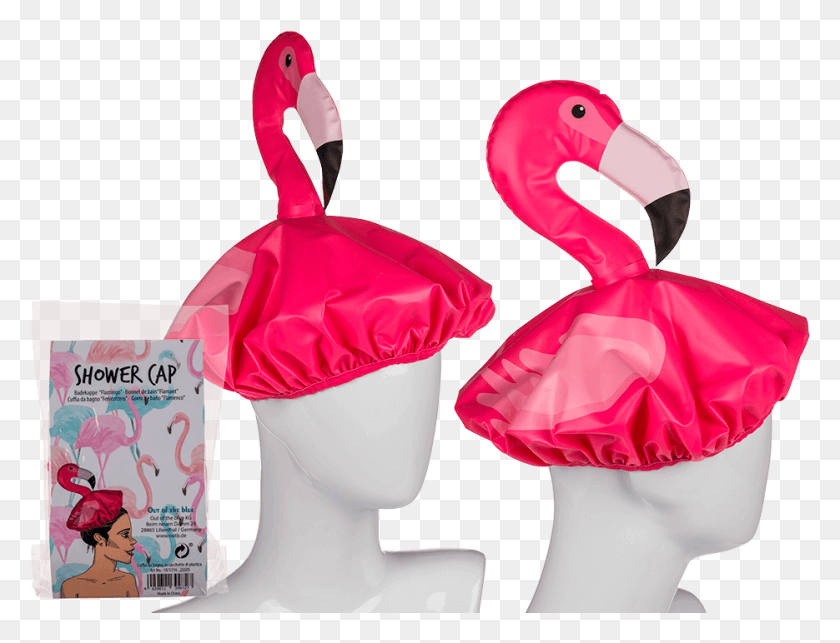 935x700 Flamingo Shower Cap, Clothing, Apparel, Bird HD PNG Download