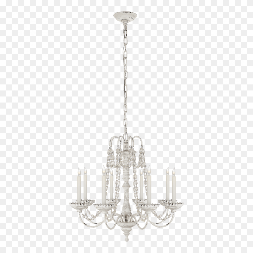 1000x1000 Flanders Small Chandelier In Belgian White With Seeded Glass, Crystal, Lamp HD PNG Download