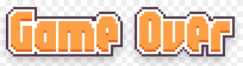 Flappy Bird Game Over, Text Clipart PNG