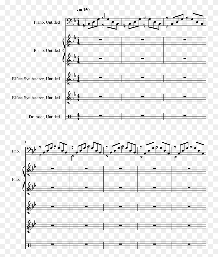 750x931 Flare Sheet Music, Gray, World Of Warcraft HD PNG Download
