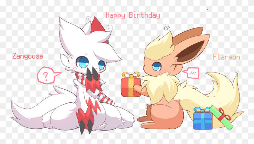 1189x637 Flareon And Zangoose Cartoon, Elf, Person, Human HD PNG Download