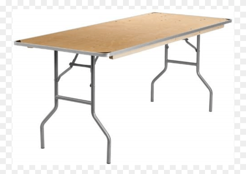 758x534 Flash Furniture 303939 X 723939 Rectangular Heavy Duty Folding Table 6ft X, Desk, Tabletop, Computer HD PNG Download