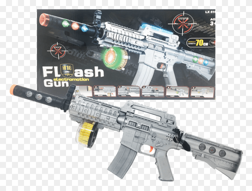 804x595 Descargar Png Flash Gun Bc724 Rifle De Asalto, Arma, Armamento, Escopeta Hd Png